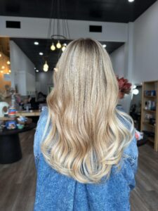 blonde dimensional color by haley tucker, Nashville hairstylist.