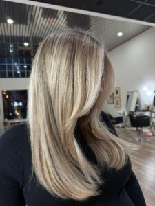 blonde highlight color by haley tucker, Nashville hairstylist.