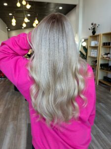 icy blonde hair color by haley tucker, Nashville hairstylist.